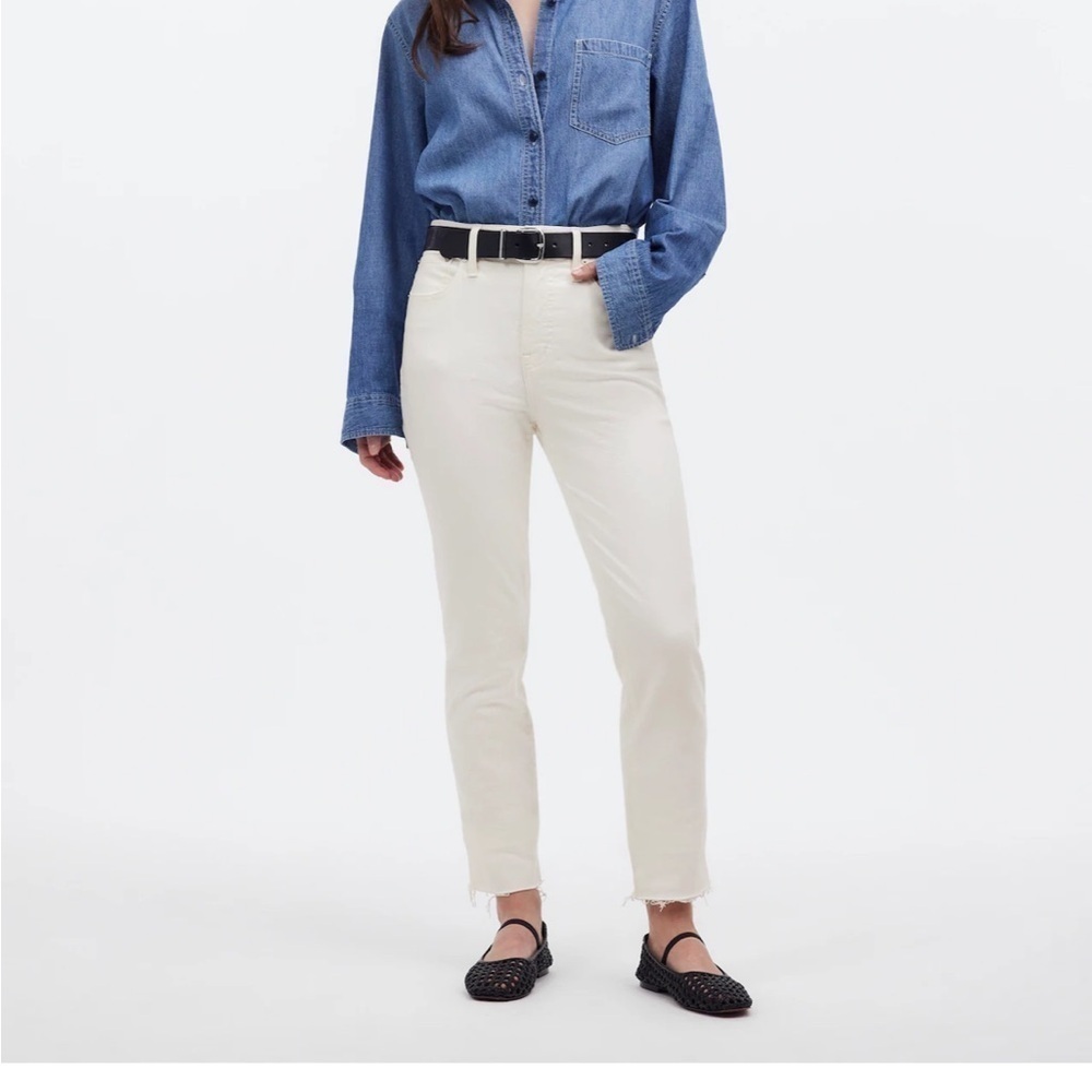 Madewell tile white The Perfect Vintage Jean